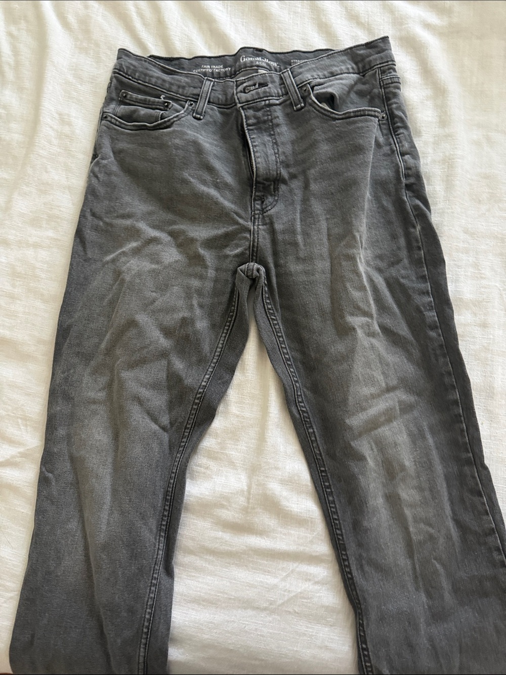 Goodfellow & Co Men's Slim Straight Grey Jeans